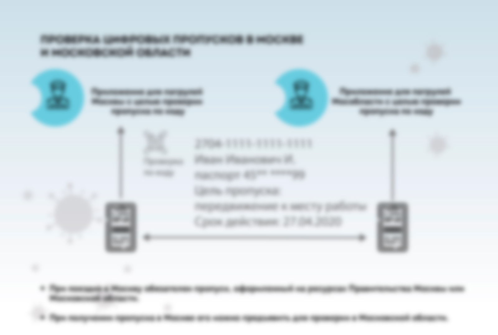 Как получить пропуск на работу во время карантина в Москва