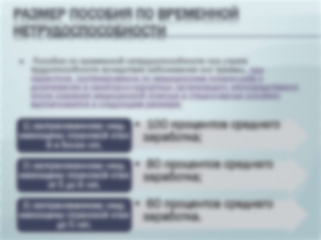 Размер пособия по временной нетрудоспособности в 2023 году