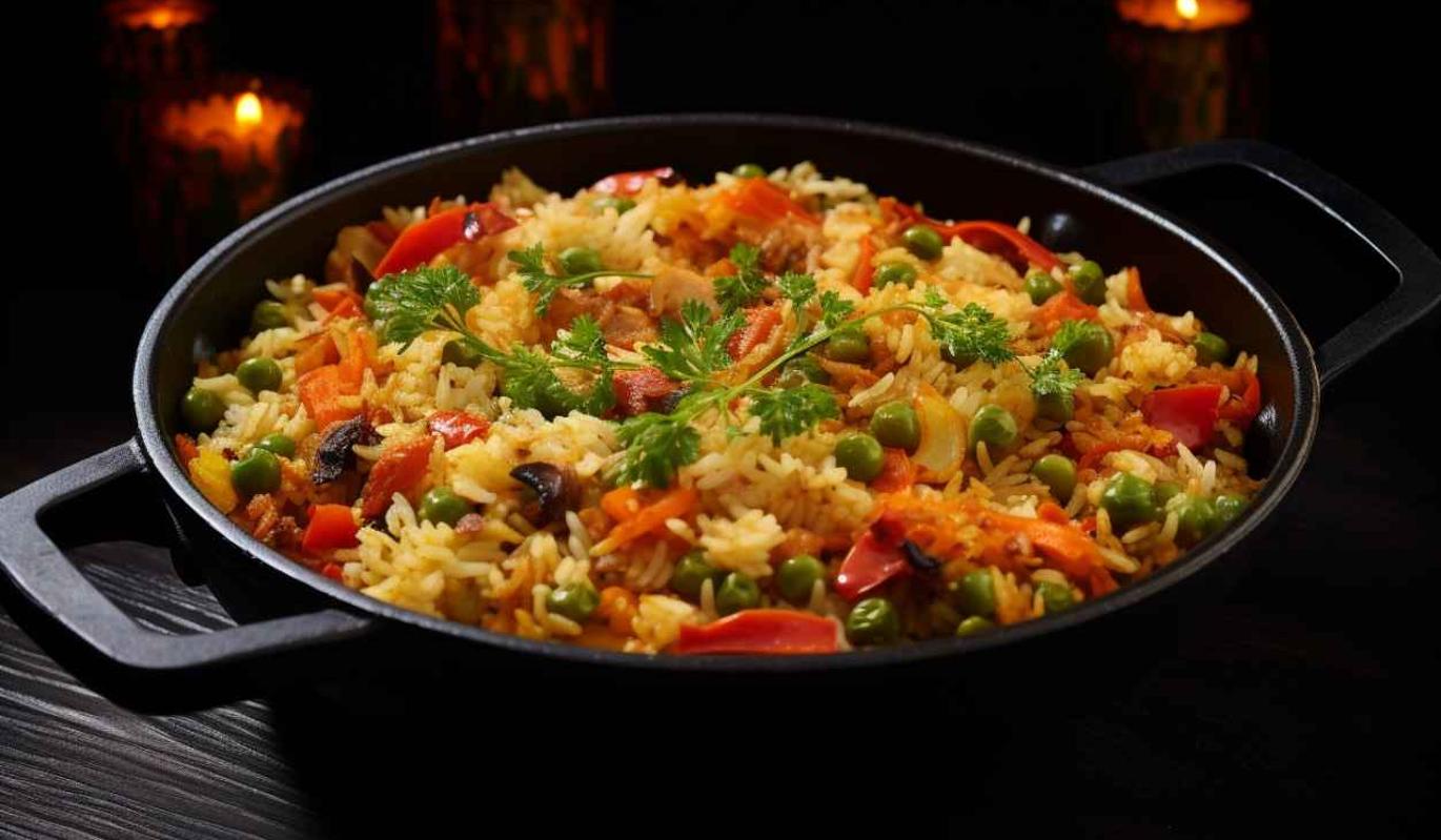 Рис с овощами на сковороде: готовим вкусное и полезное блюдо