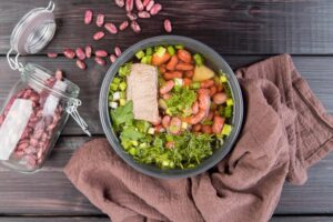 Вкусный салат из фасоли на зиму: пошаговый рецепт с фото 0rj2a0a6384p38tl5q