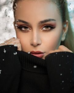 Новогодний макияж для обладательниц голубых глаз 45fhavgurfrfi8f9im